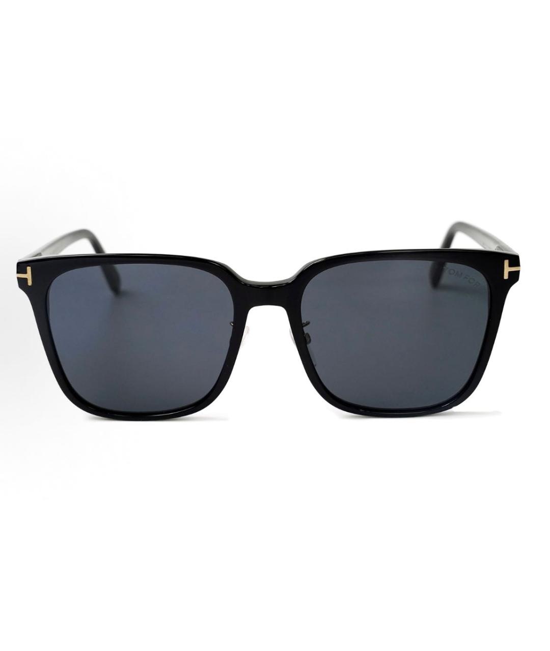 TOM FORD Черные пластиковые солнцезащитные очки, фото 6