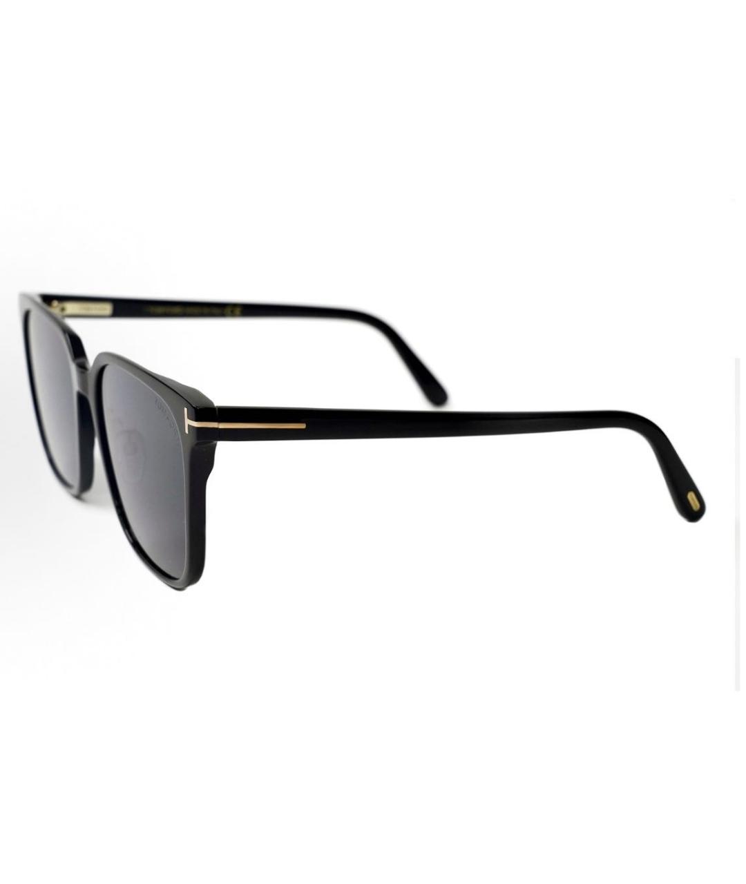 TOM FORD Черные пластиковые солнцезащитные очки, фото 3
