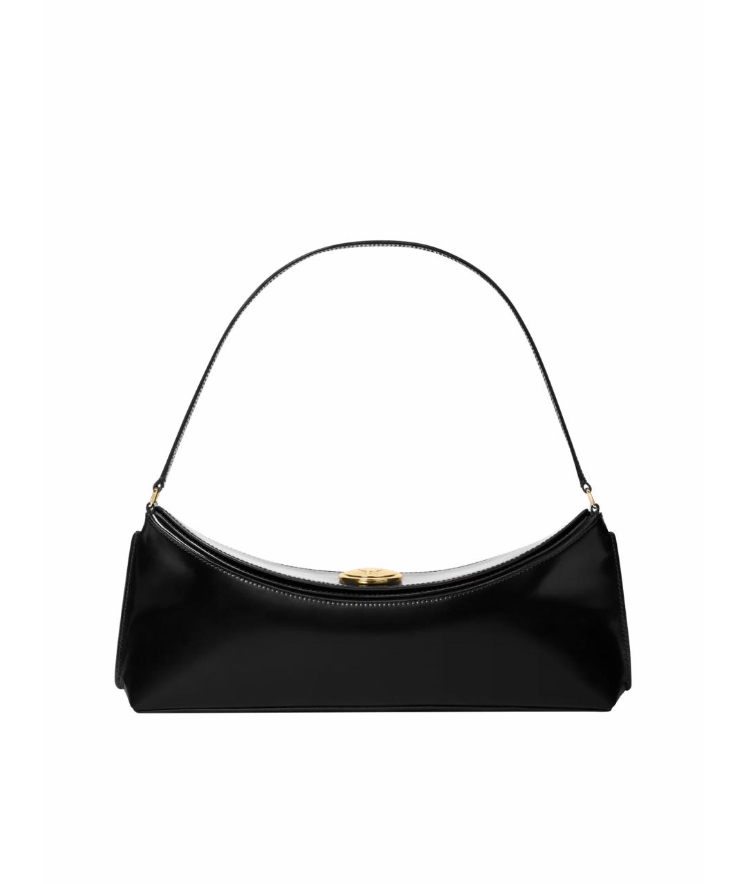 JACQUEMUS Черная кожаная сумка через плечо, фото 1