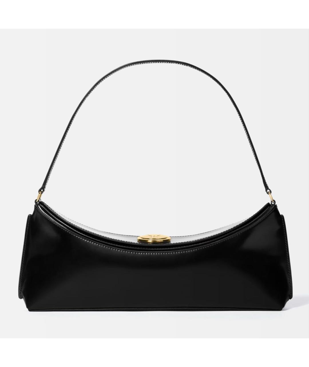 JACQUEMUS Черная кожаная сумка через плечо, фото 8