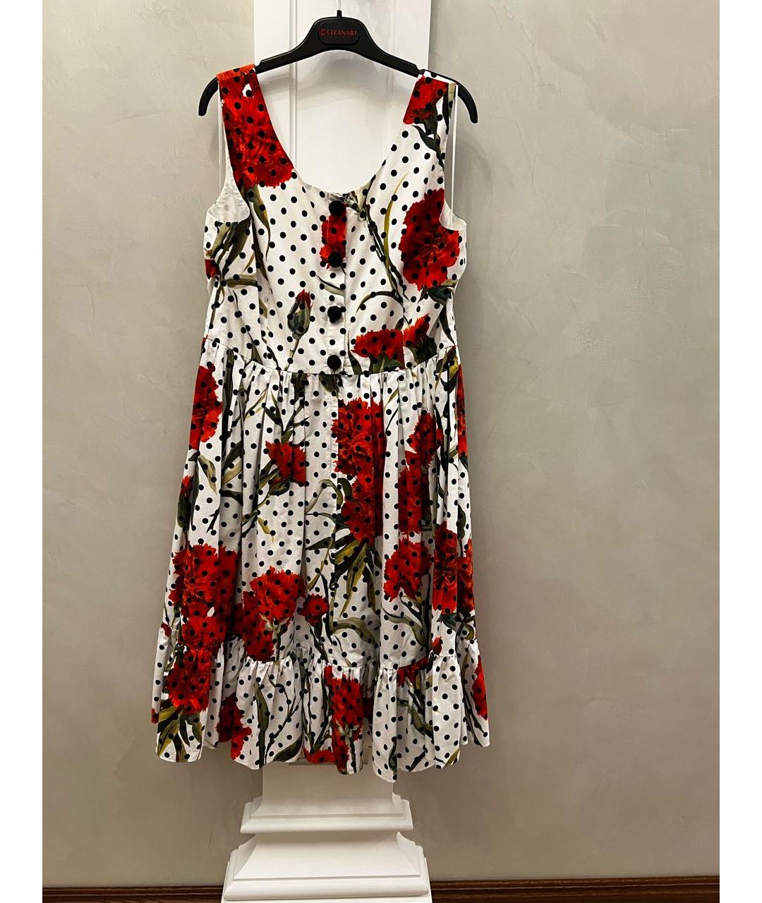 DOLCE&GABBANA Мульти хлопковый сарафан, фото 3
