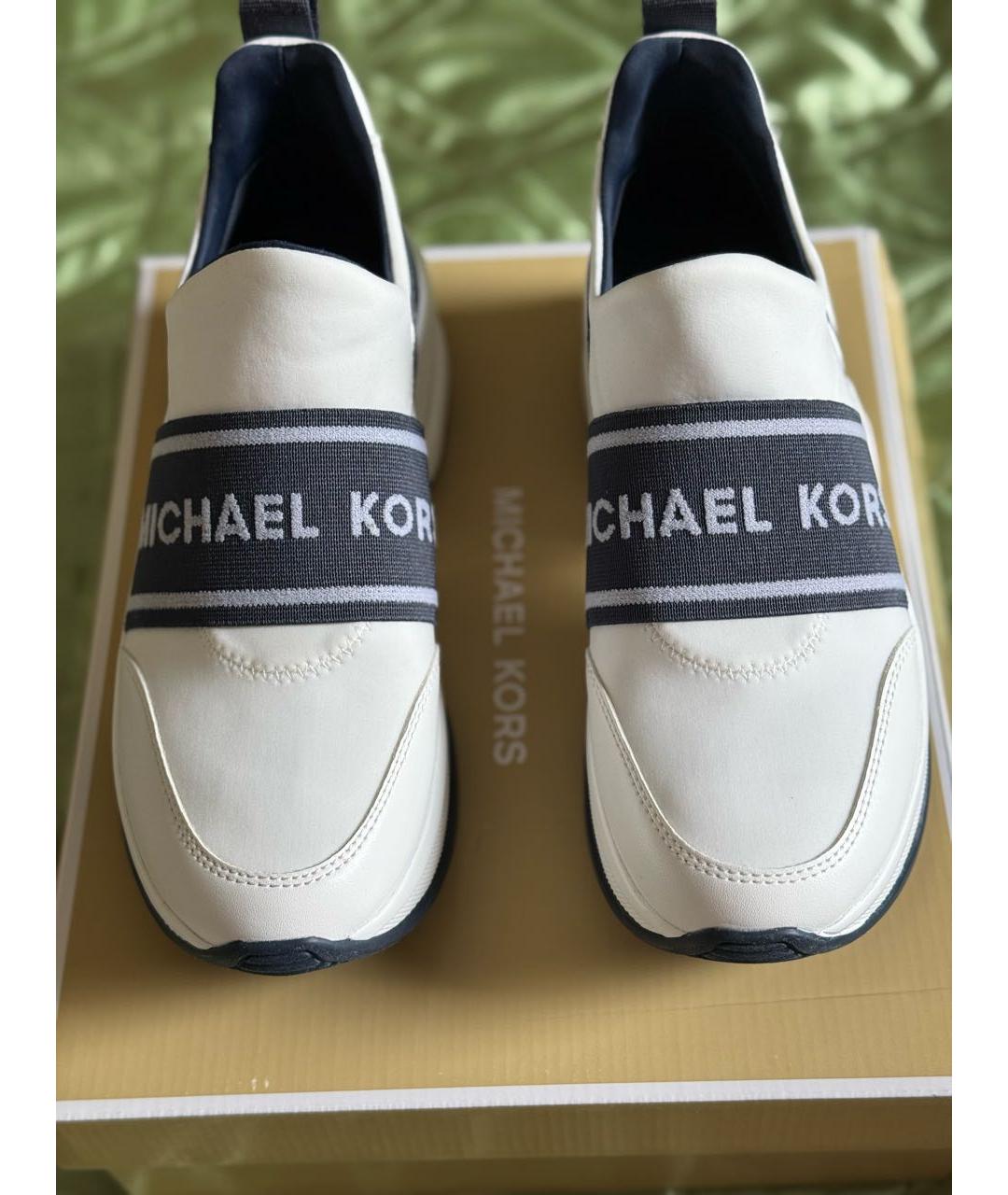 MICHAEL MICHAEL KORS Темно-синие неопреновые кроссовки, фото 2