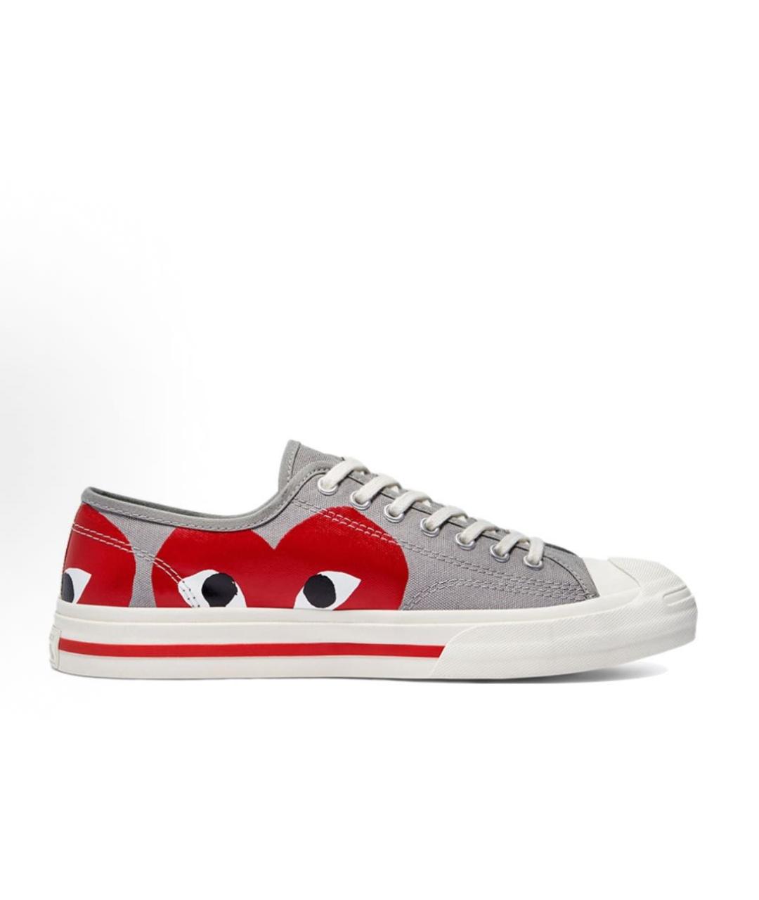 CONVERSE Серые низкие кроссовки / кеды, фото 5