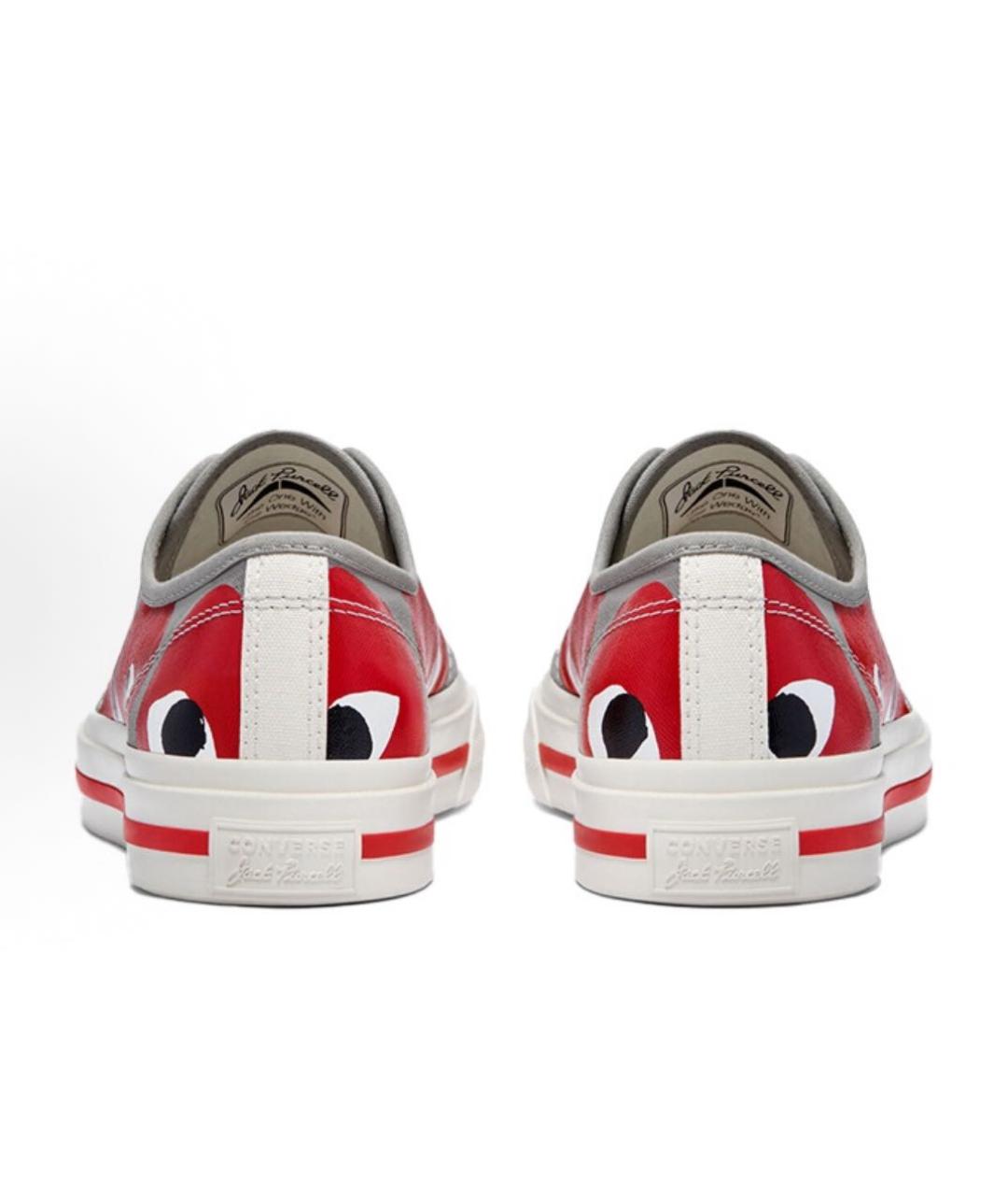 CONVERSE Серые низкие кроссовки / кеды, фото 4