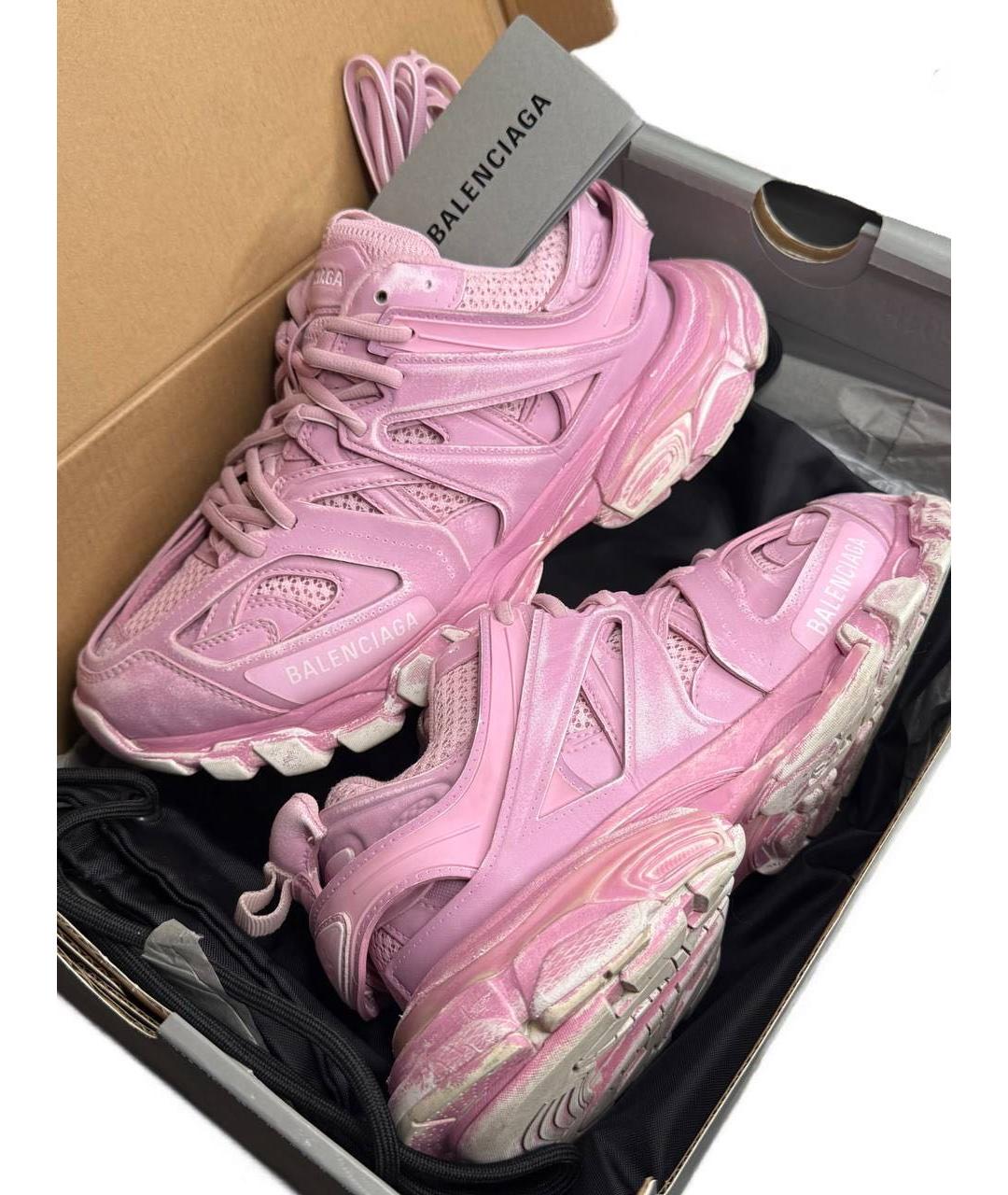 BALENCIAGA Розовые кроссовки, фото 2