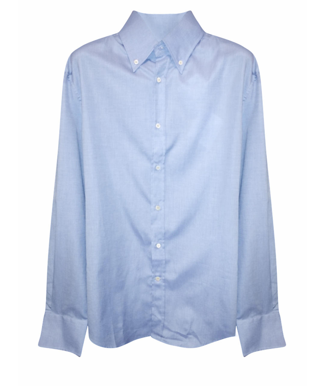 BRUNELLO CUCINELLI Голубая хлопковая кэжуал рубашка, фото 1