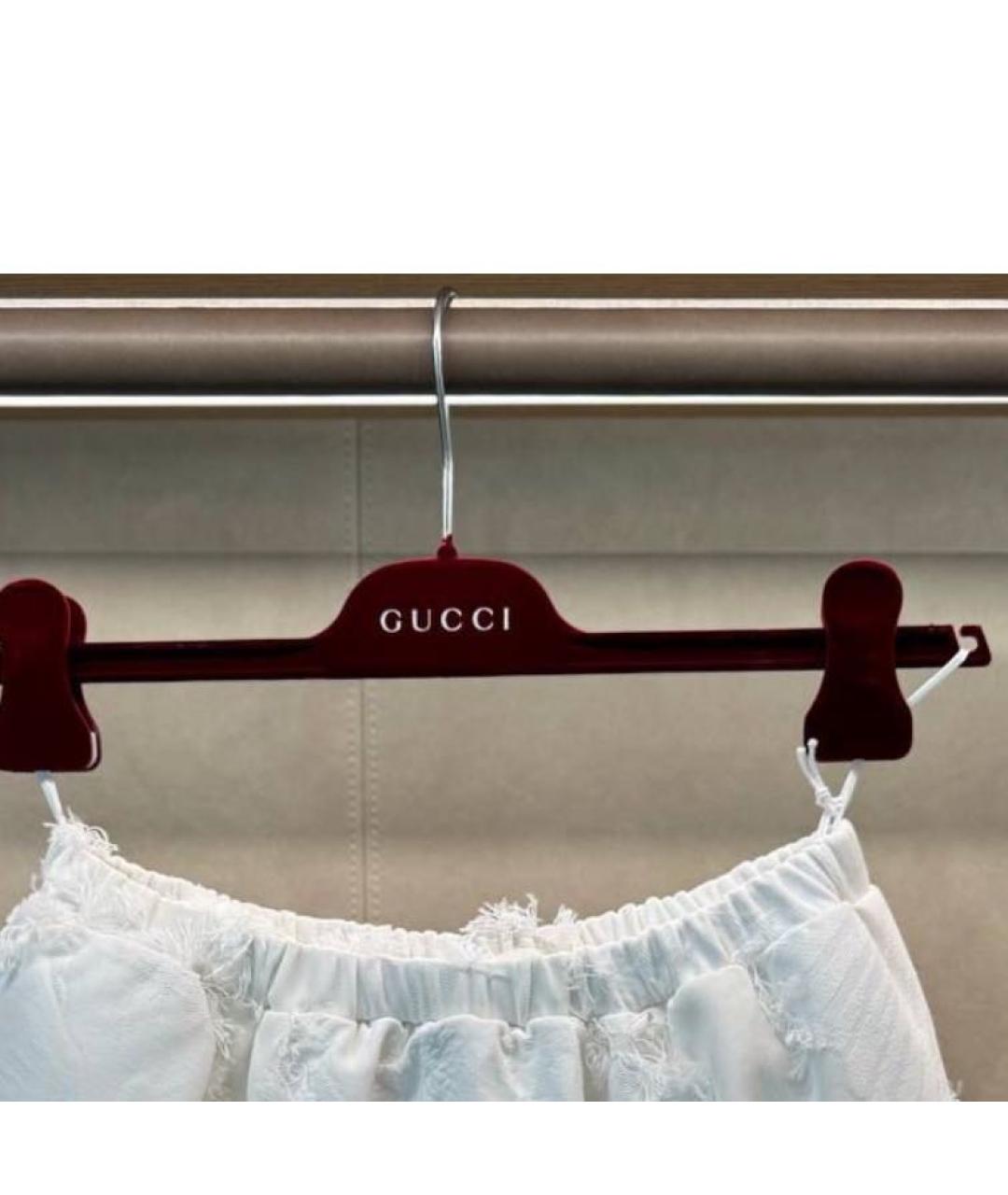 GUCCI Белая юбка мини, фото 2