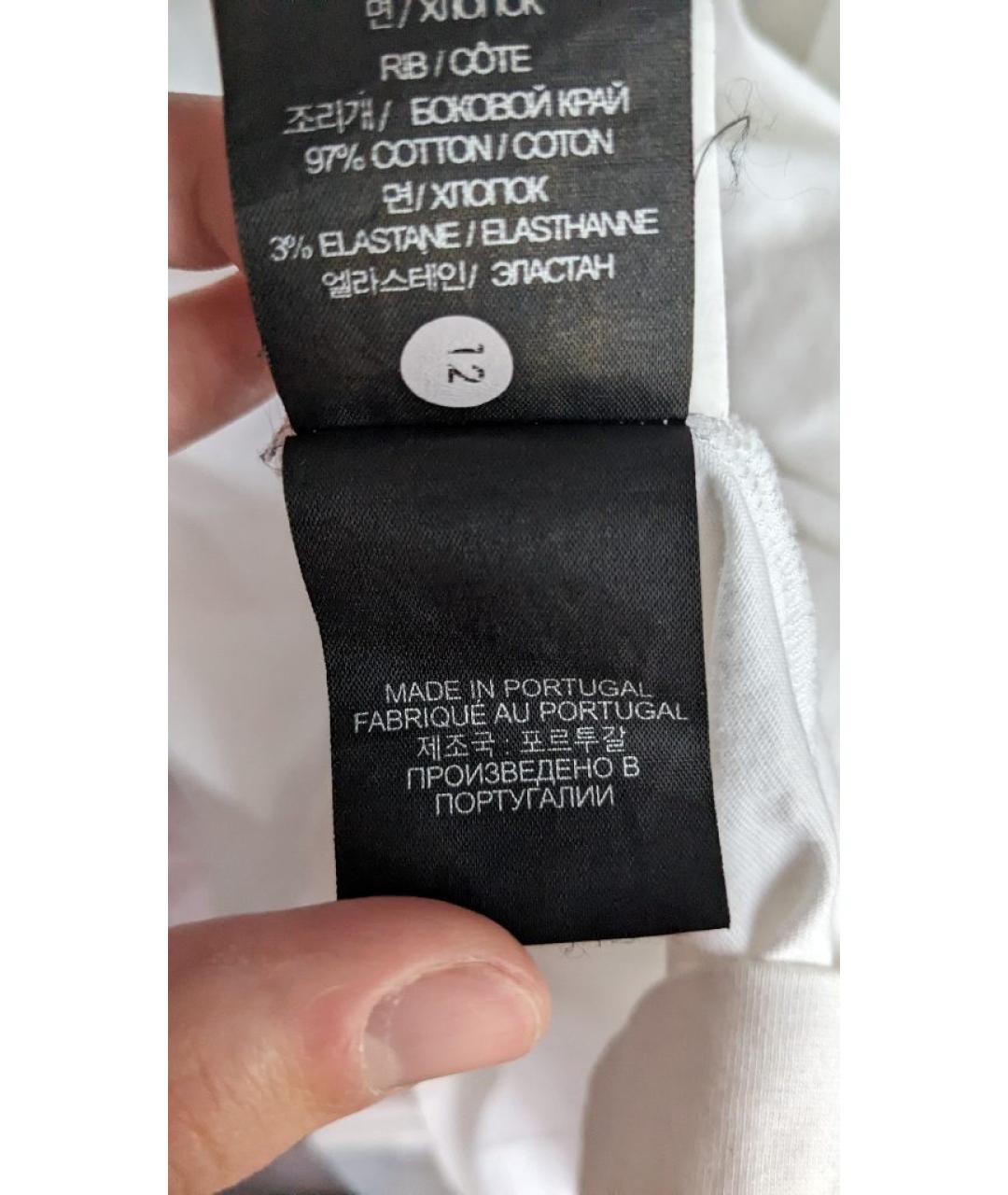 VETEMENTS Белая хлопковая футболка, фото 8