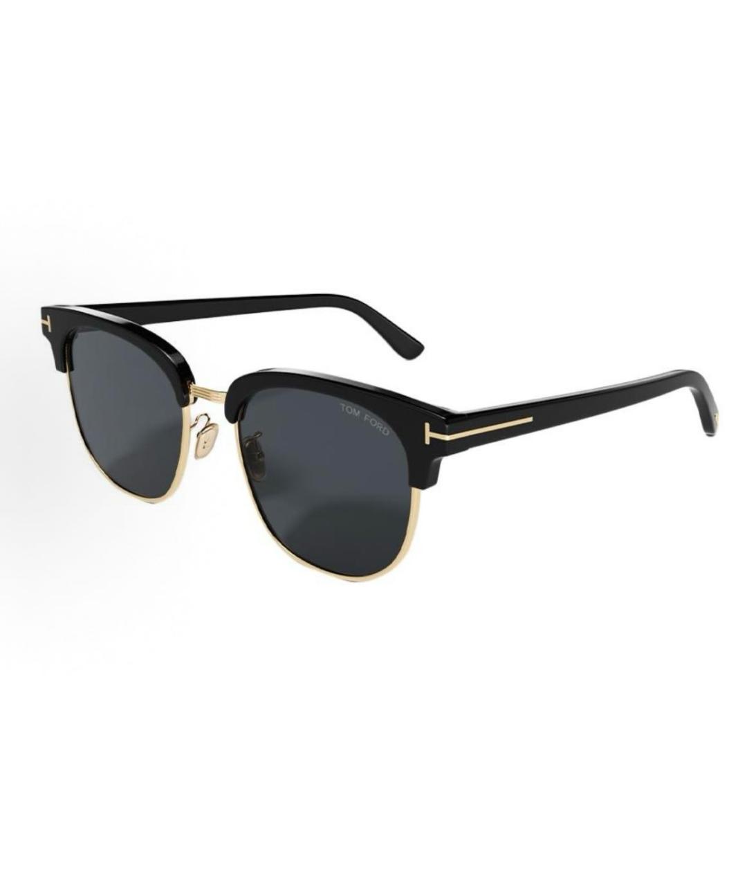 TOM FORD Черные пластиковые солнцезащитные очки, фото 2