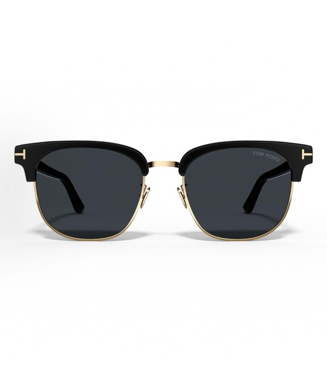 TOM FORD Черные пластиковые солнцезащитные очки, фото 4