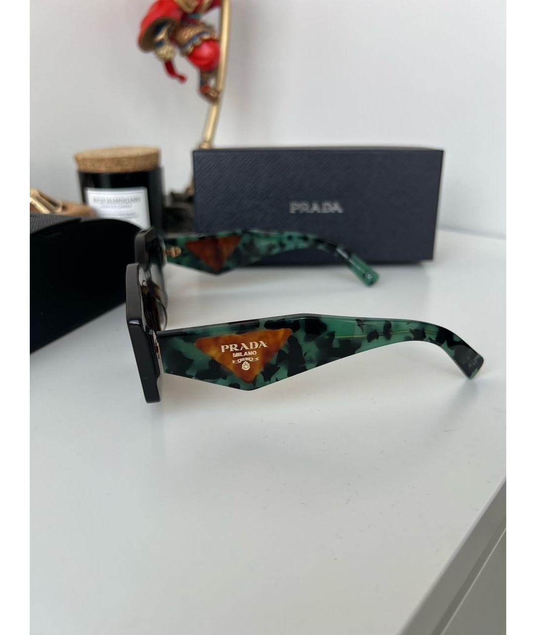 PRADA Мульти пластиковые солнцезащитные очки, фото 2