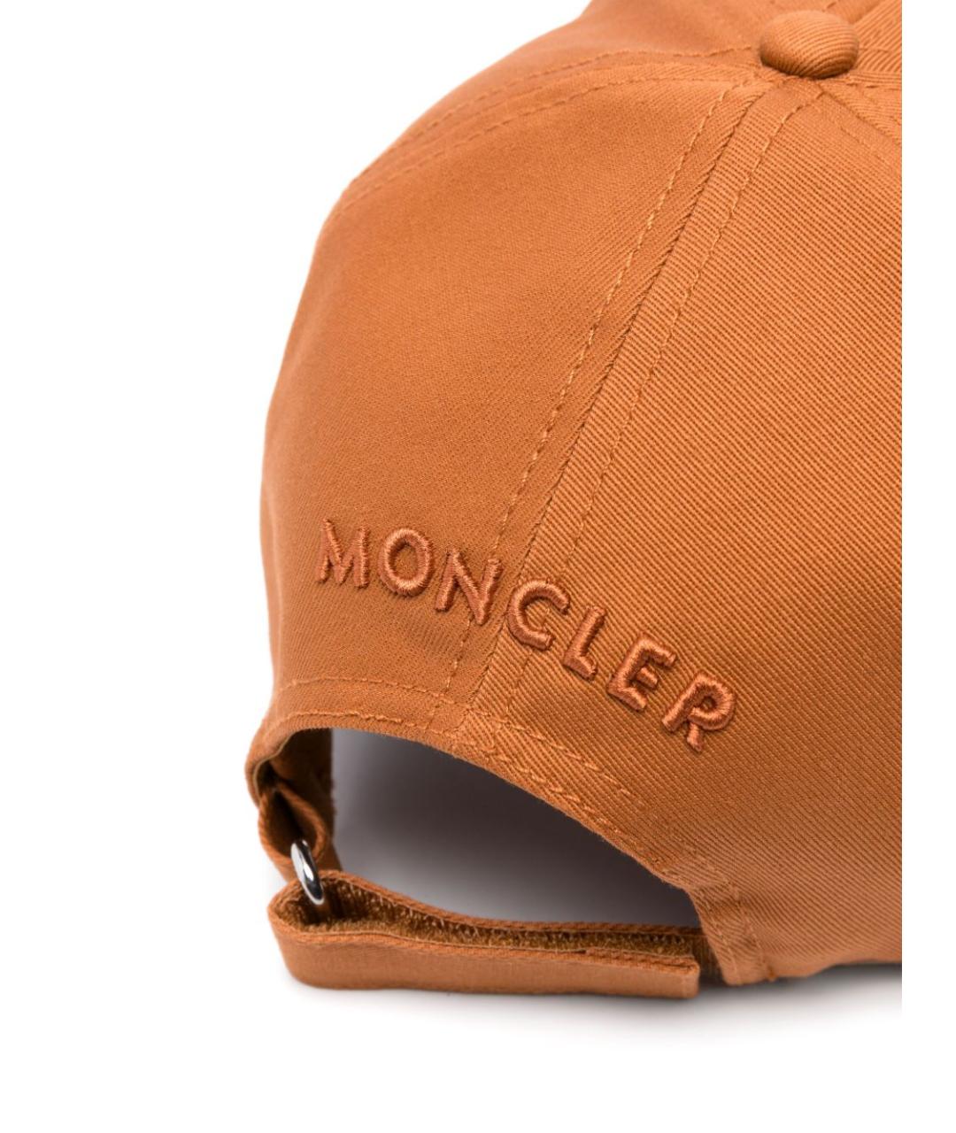 MONCLER Оранжевая кепка/бейсболка, фото 2