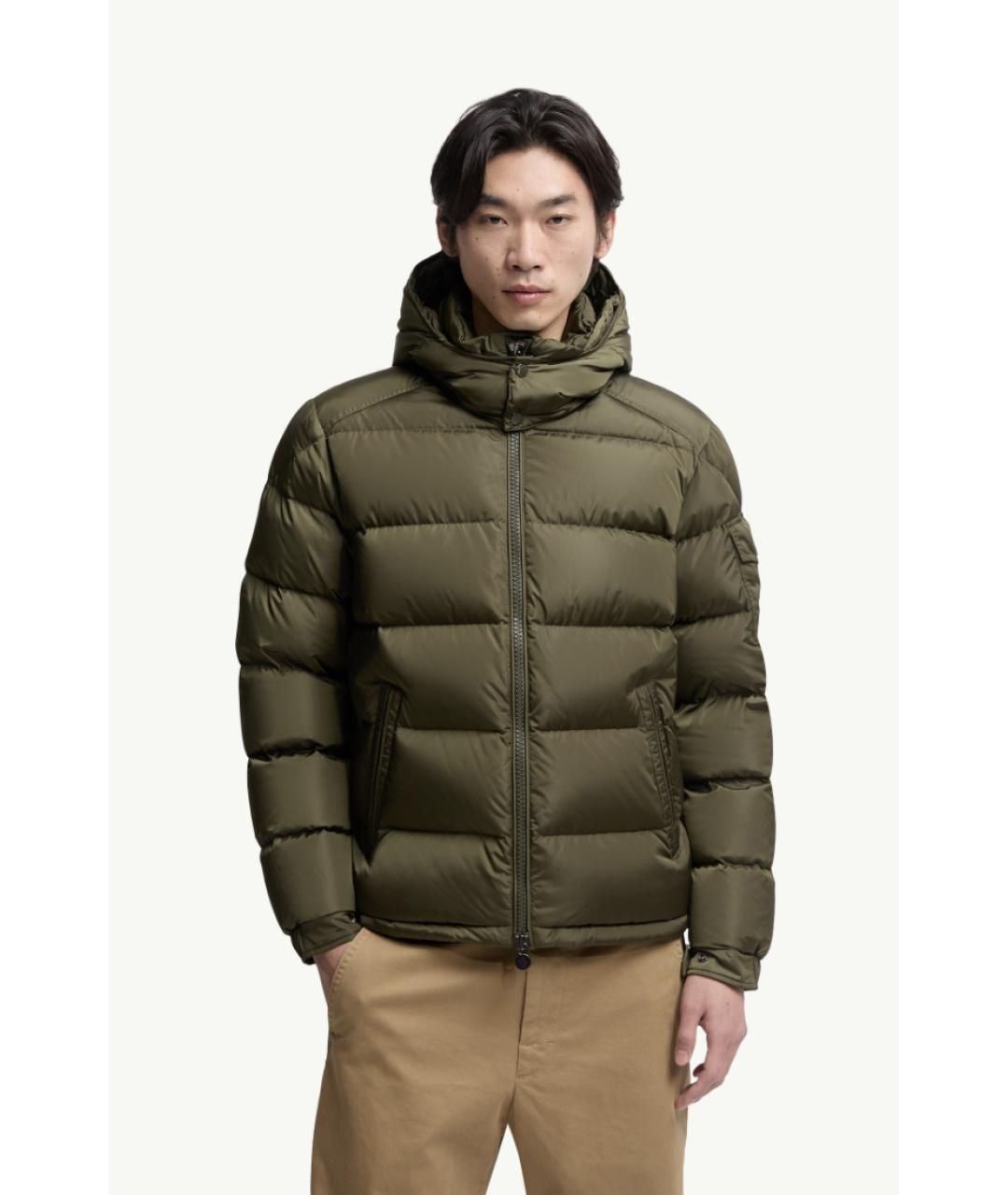 MONCLER Зеленая куртка, фото 2