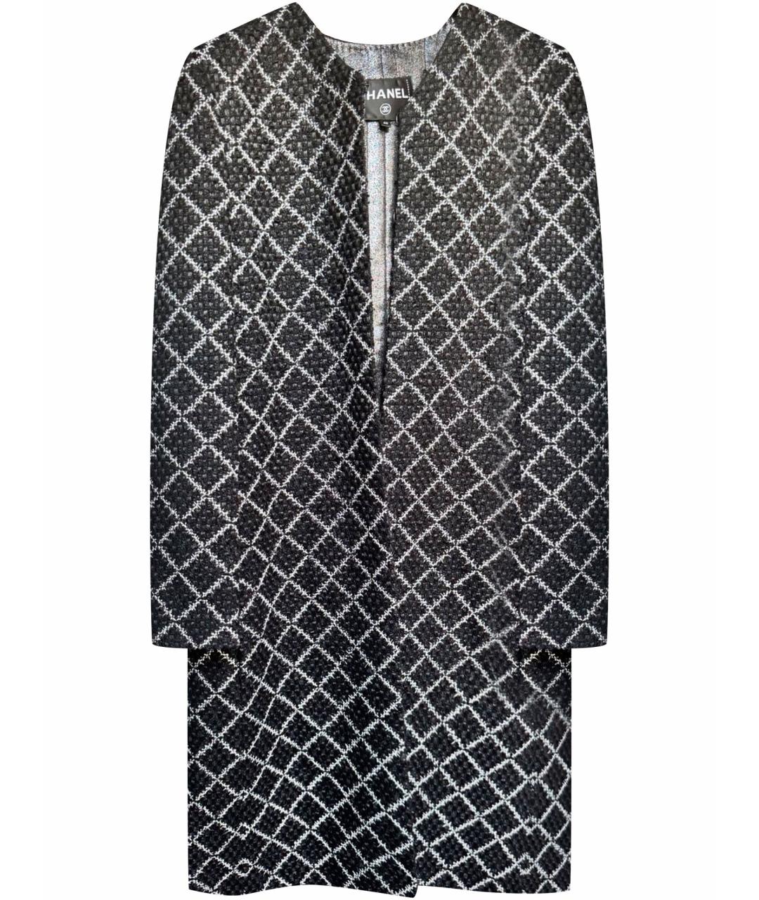 CHANEL Черное пальто, фото 1