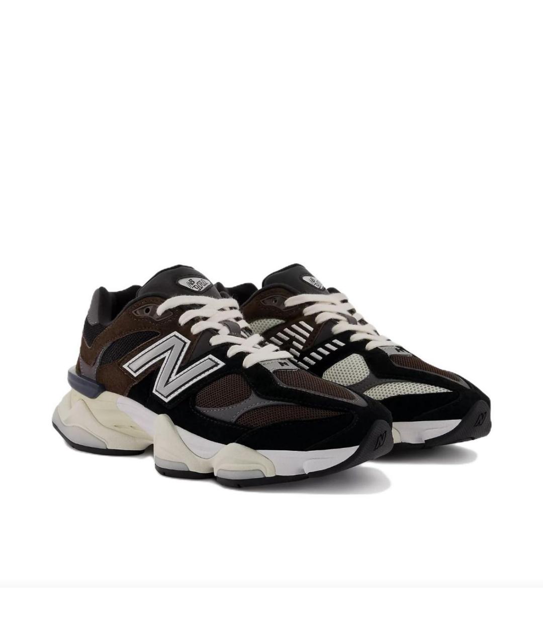 NEW BALANCE Коричневые замшевые низкие кроссовки / кеды, фото 2