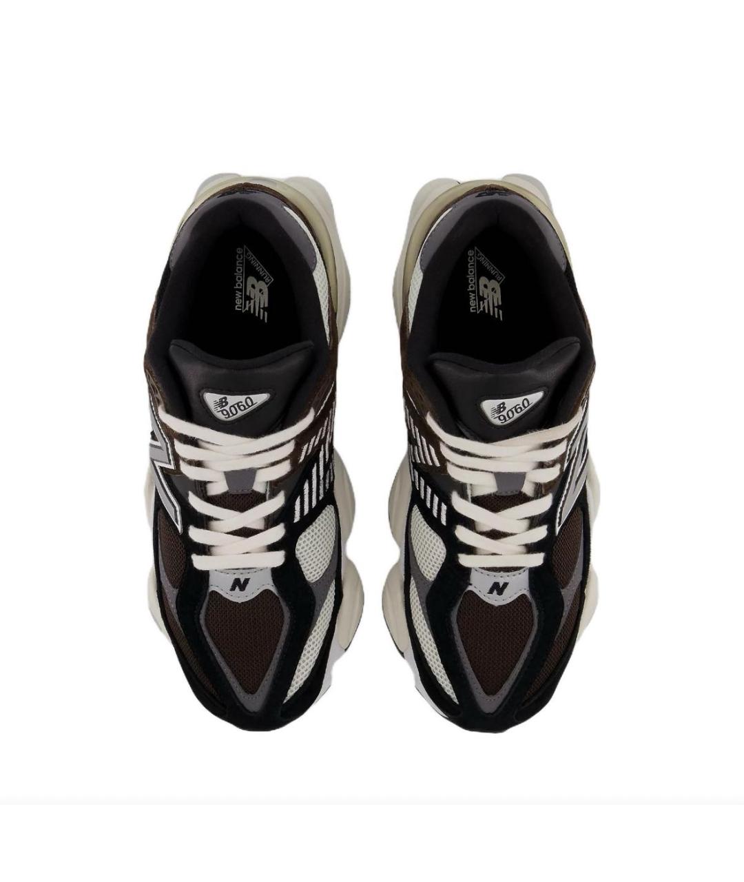 NEW BALANCE Коричневые замшевые низкие кроссовки / кеды, фото 3