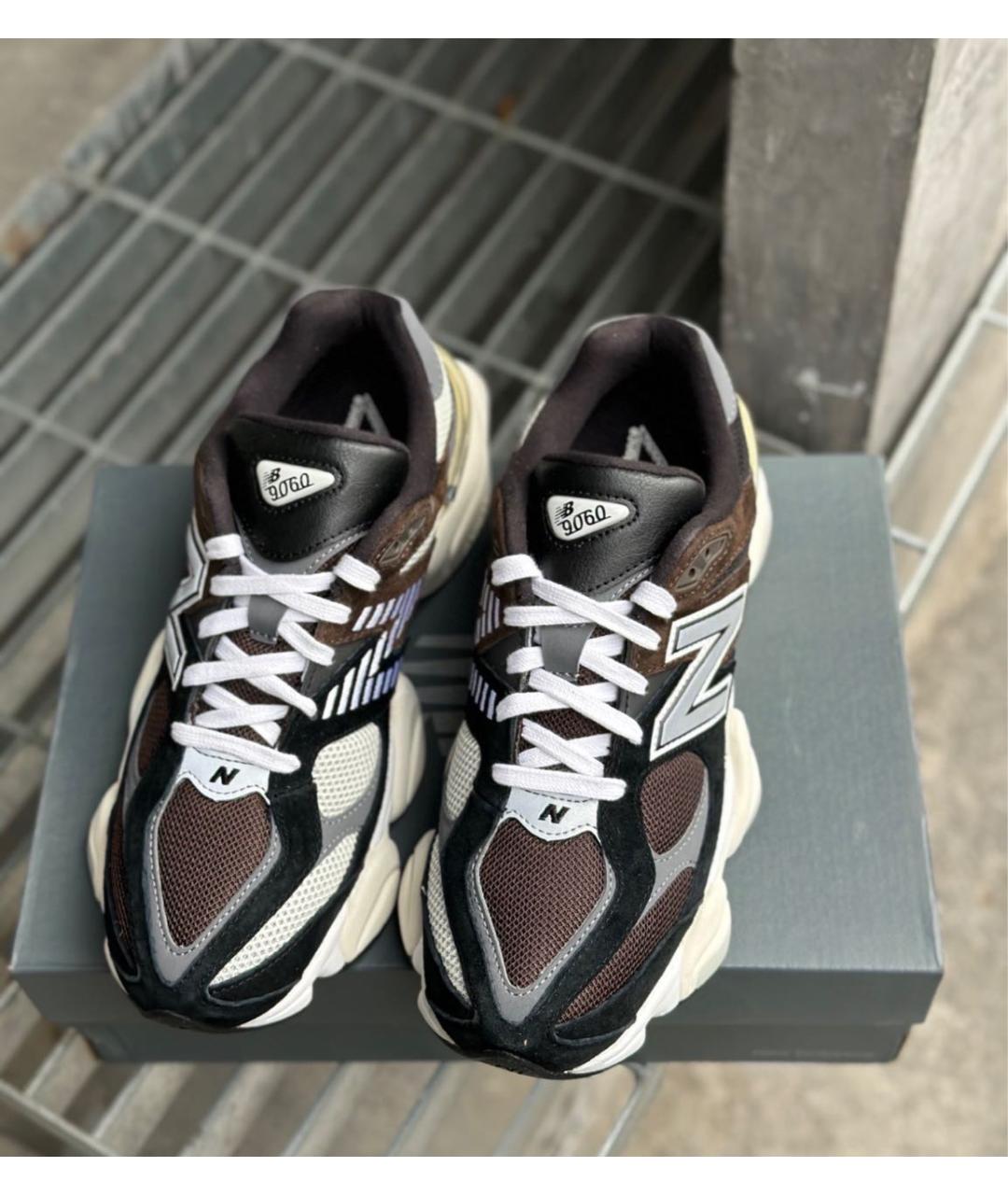 NEW BALANCE Коричневые замшевые низкие кроссовки / кеды, фото 6