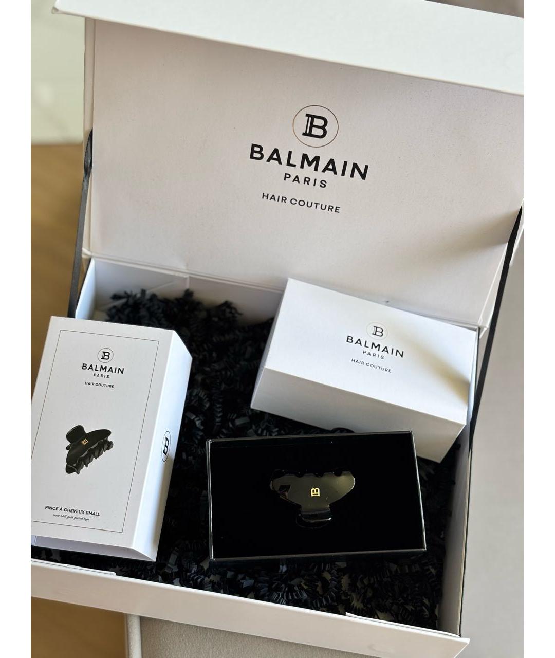 BALMAIN Черная заколка, фото 3