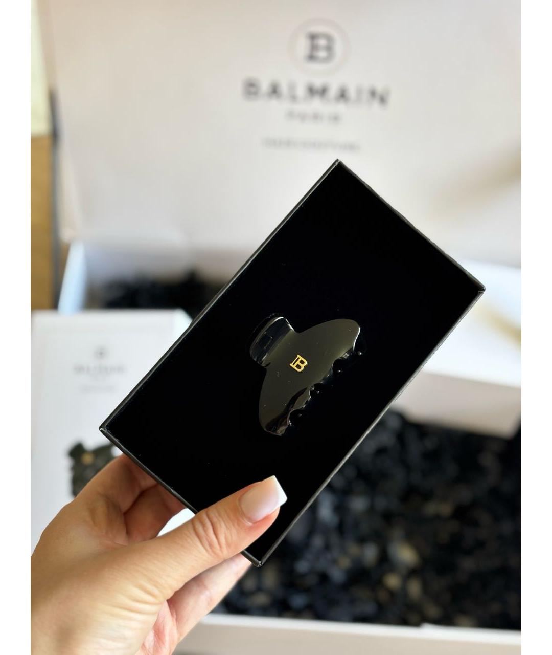 BALMAIN Черная заколка, фото 2