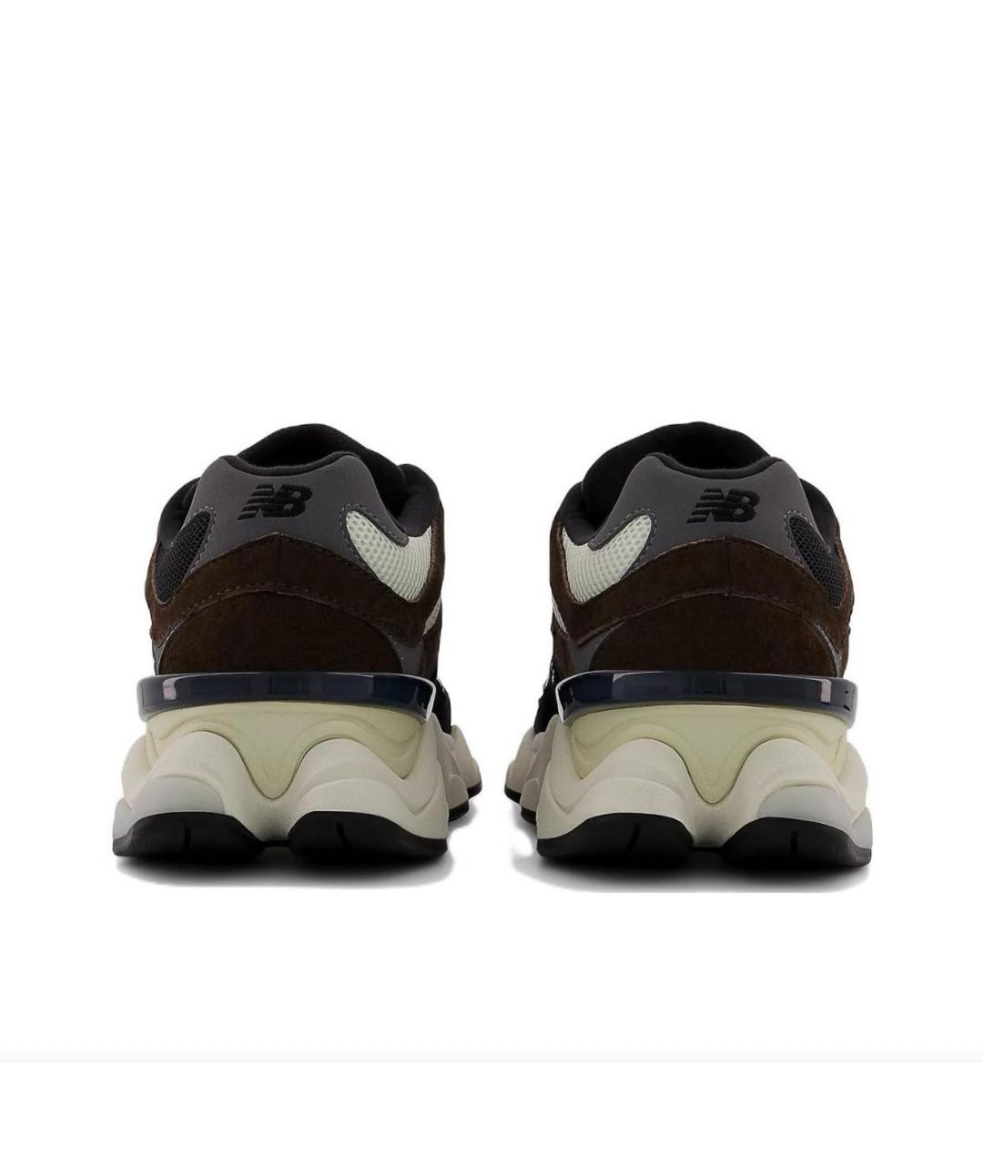 NEW BALANCE Коричневые замшевые низкие кроссовки / кеды, фото 4