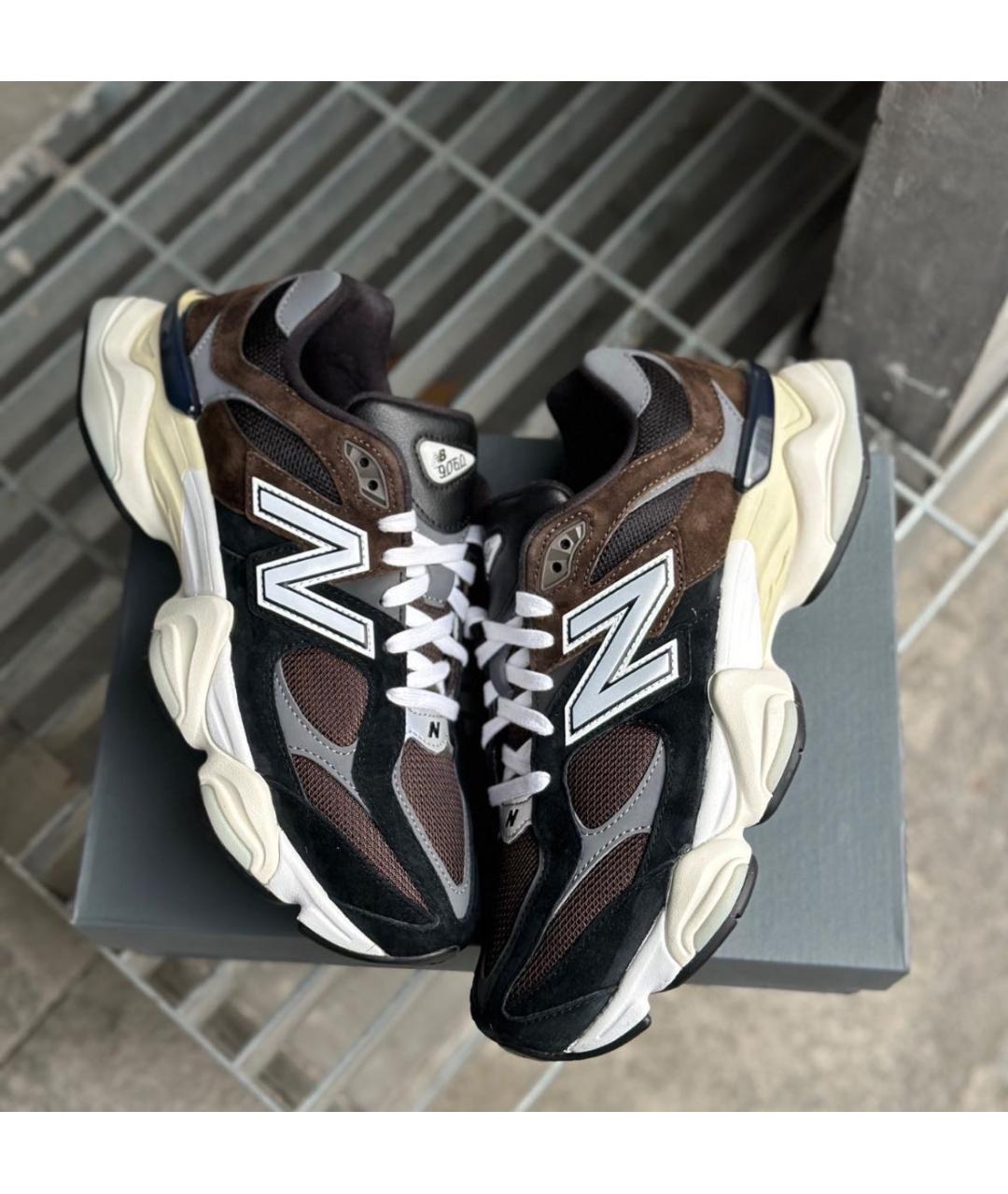 NEW BALANCE Коричневые замшевые низкие кроссовки / кеды, фото 6
