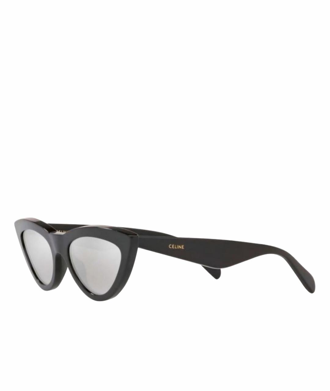 CELINE Черные пластиковые солнцезащитные очки, фото 1