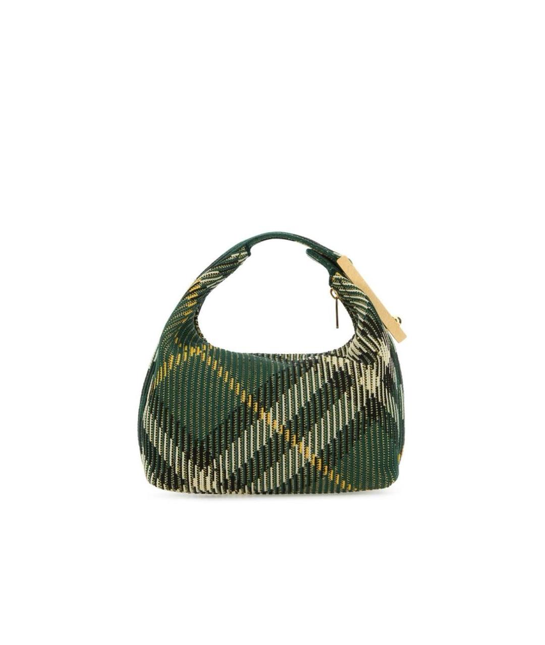 BURBERRY Зеленая сумка с короткими ручками, фото 3