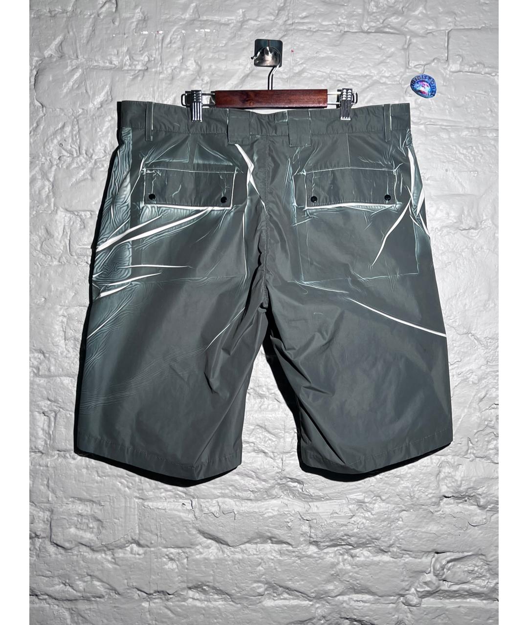 CP COMPANY Зеленые полиэстеровые шорты, фото 2