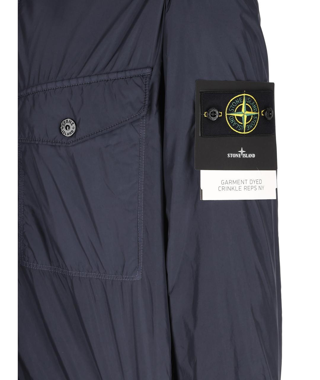 STONE ISLAND Синяя полиамидовая куртка, фото 2