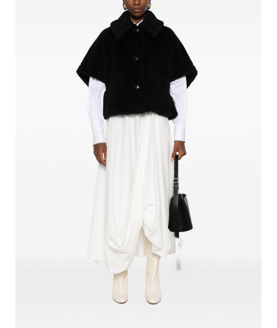 MAX MARA Черное пальто, фото 2