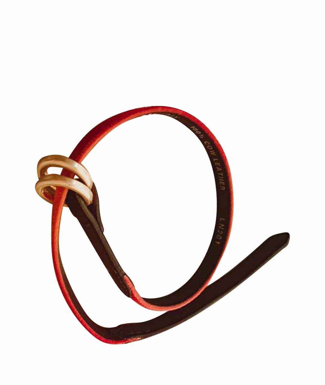 STEFANEL Красный кожаный браслет, фото 1