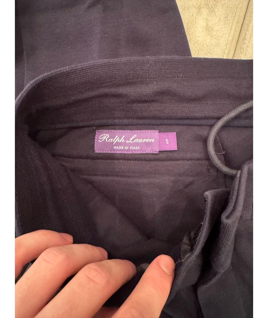 RALPH LAUREN Темно-синие повседневные брюки, фото 3