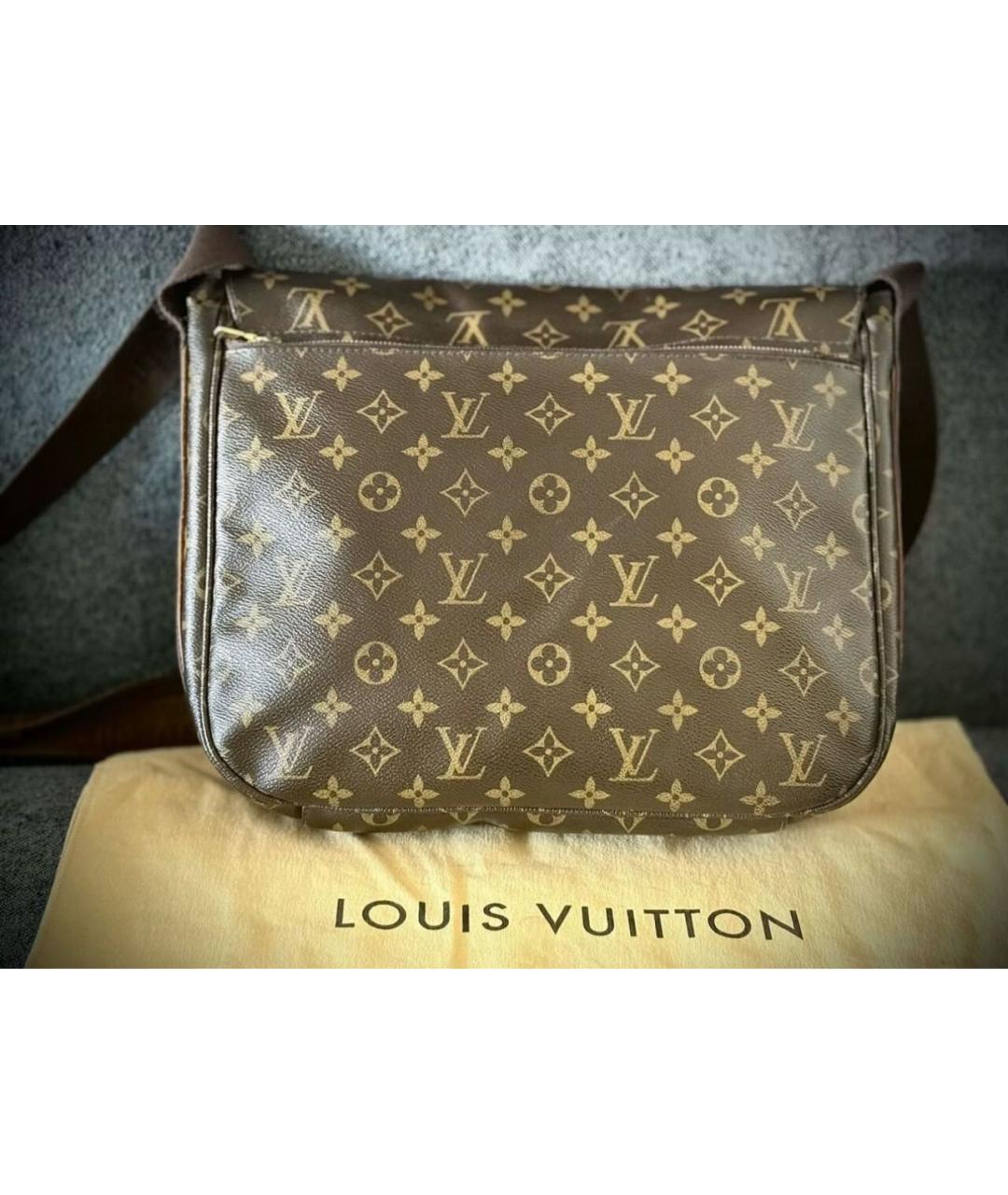 LOUIS VUITTON Коричневая сумка на плечо, фото 3