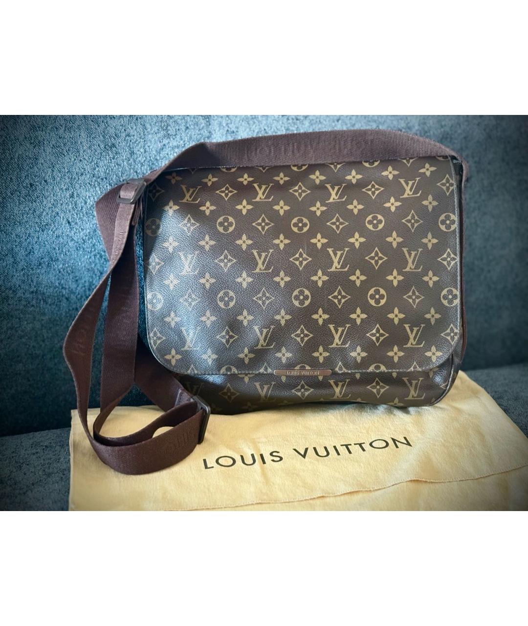 LOUIS VUITTON Коричневая сумка на плечо, фото 7