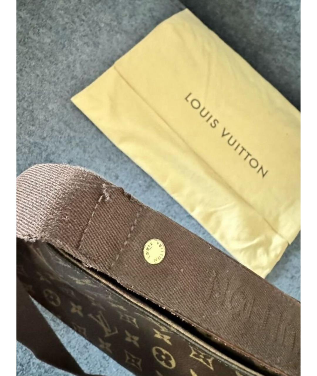 LOUIS VUITTON Коричневая сумка на плечо, фото 6