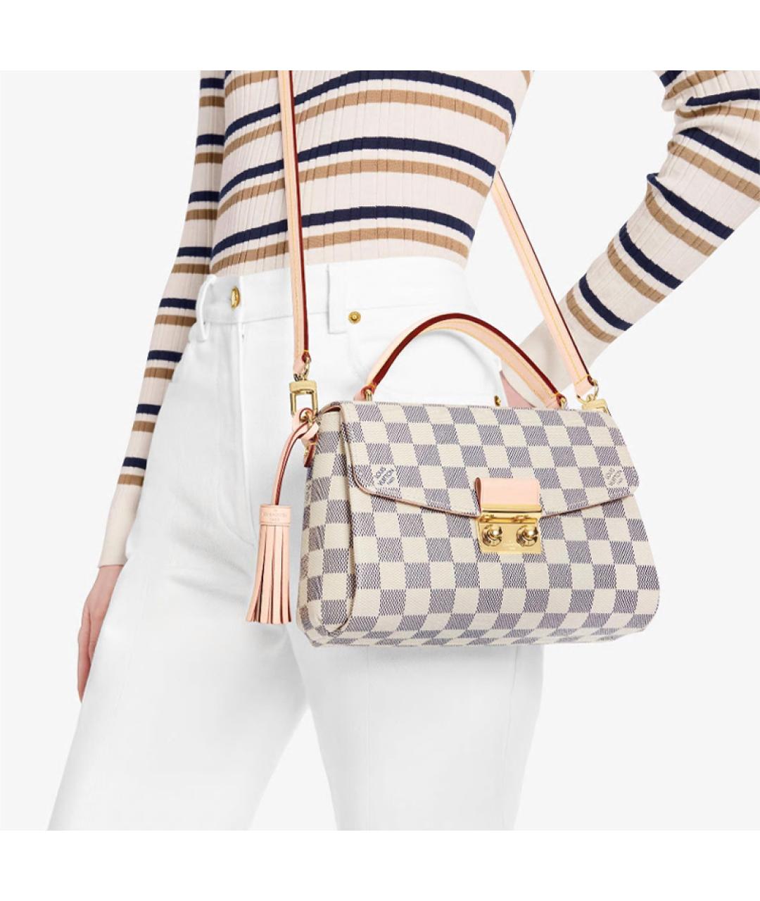 LOUIS VUITTON Бежевая сумка через плечо, фото 6