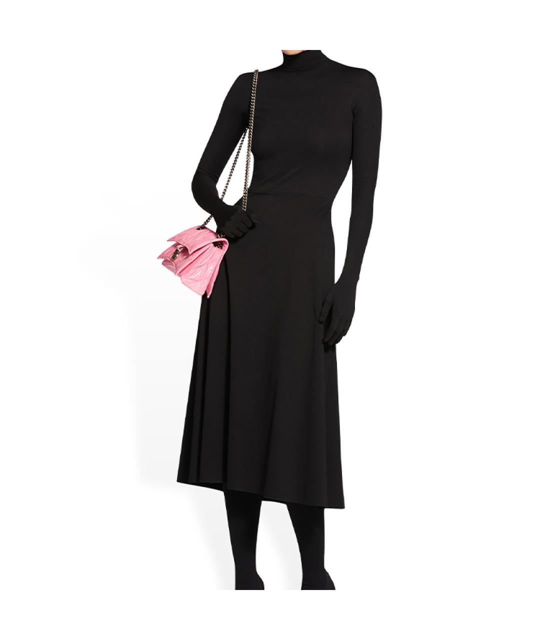 BALENCIAGA Розовая кожаная сумка через плечо, фото 7