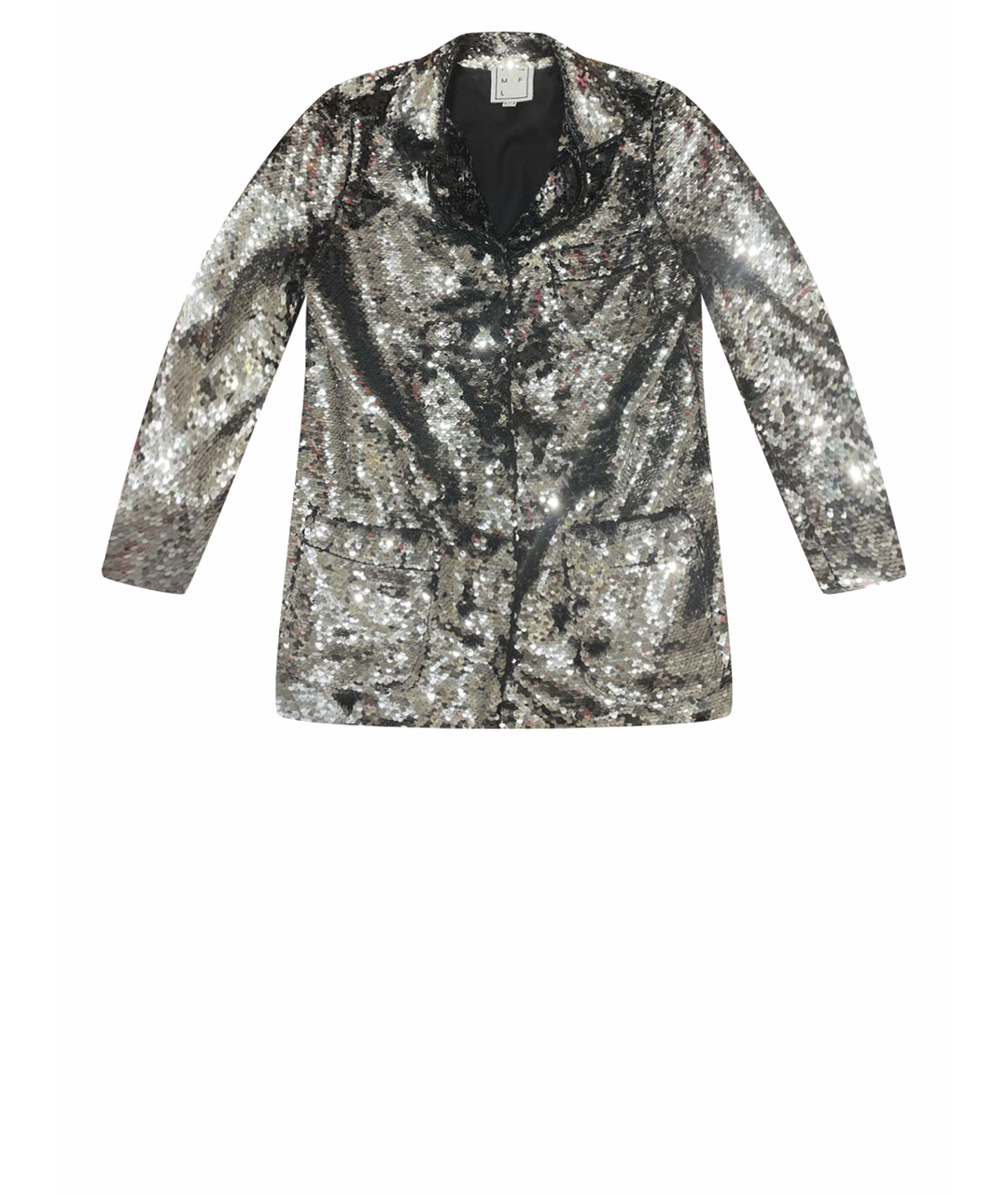 ITMFL Серебрянный полиэстеровый жакет/пиджак, фото 1