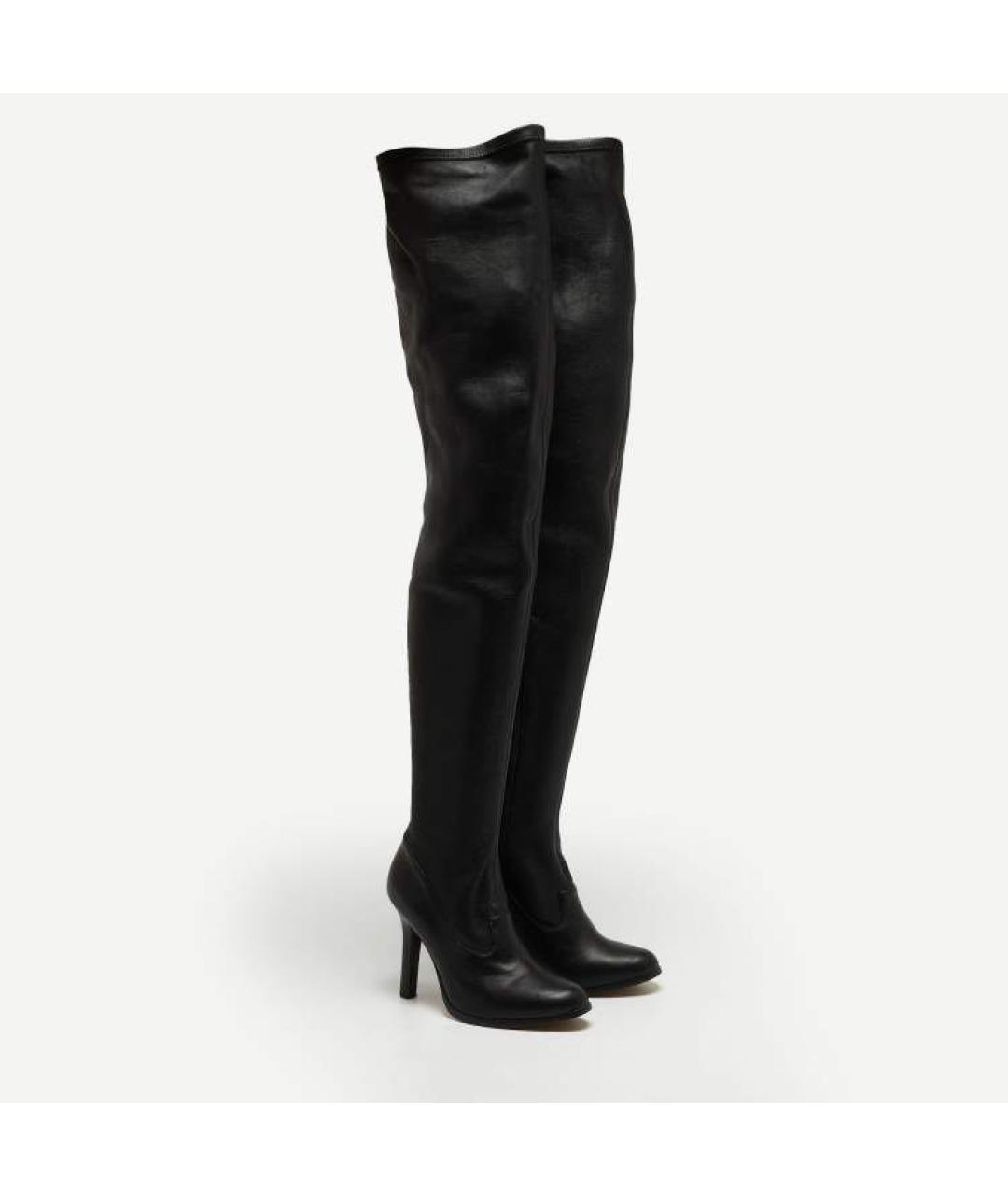 JIMMY CHOO Черные ботфорты, фото 6