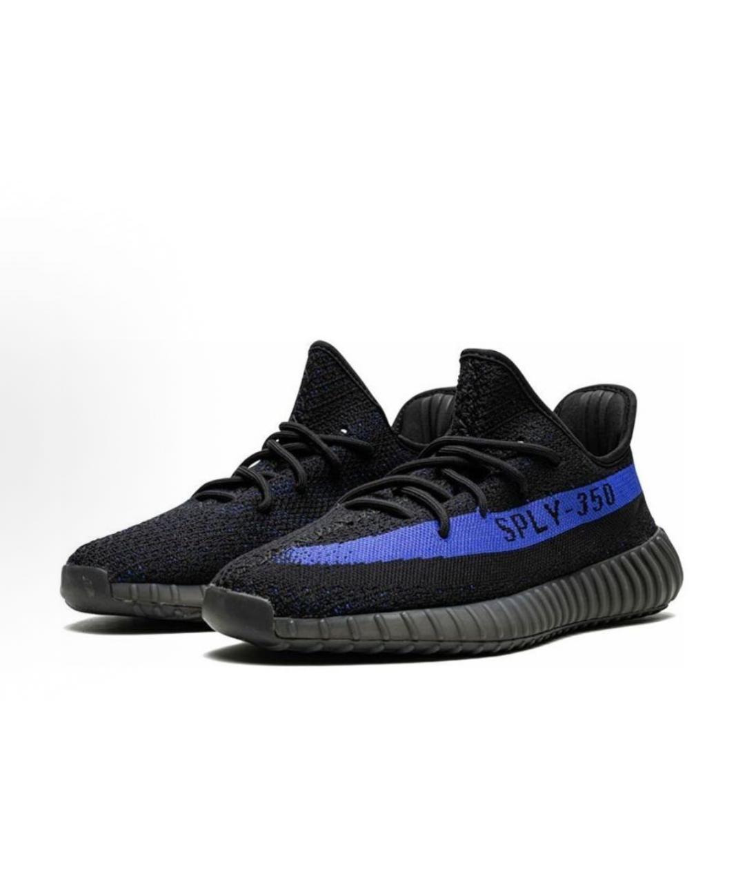 ADIDAS YEEZY Черные низкие кроссовки / кеды, фото 2