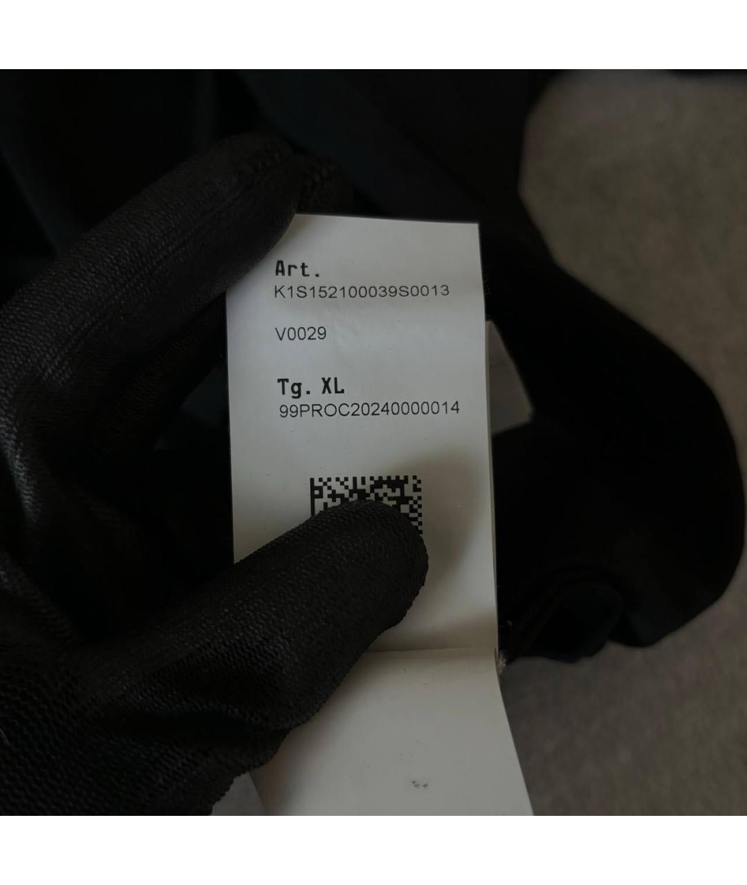 STONE ISLAND Черная хлопковая футболка, фото 8