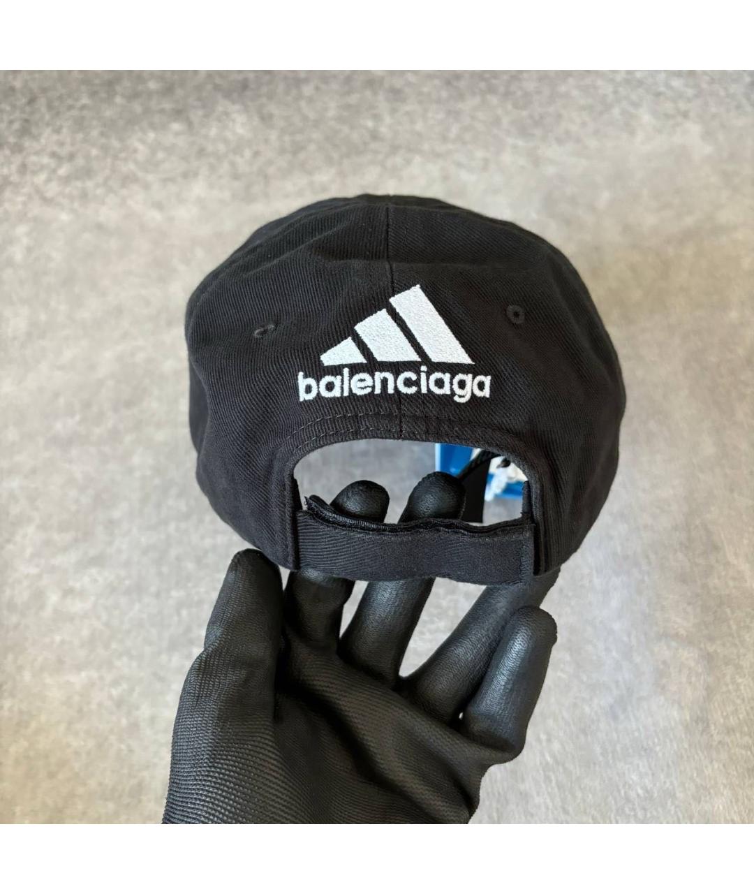 BALENCIAGA Черная хлопковая кепка/бейсболка, фото 3