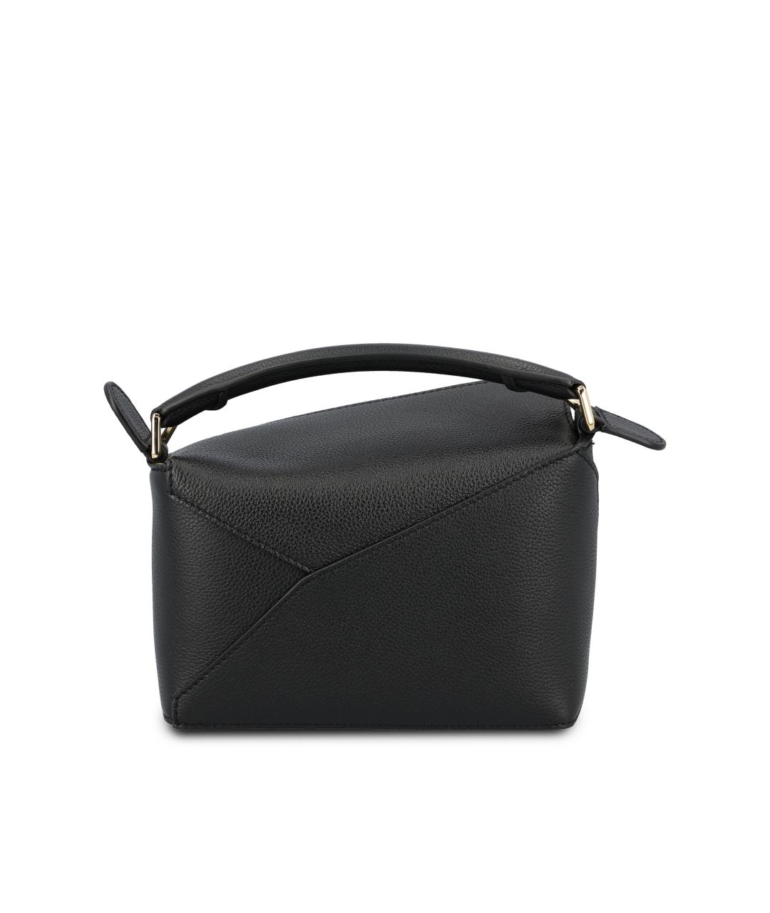 LOEWE Черная кожаная сумка через плечо, фото 4