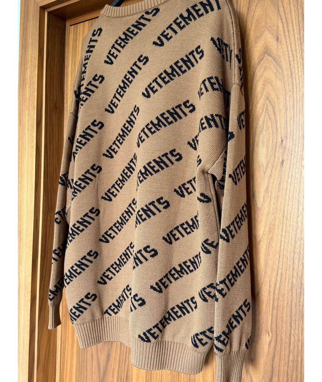 VETEMENTS Бежевый джемпер / свитер, фото 4
