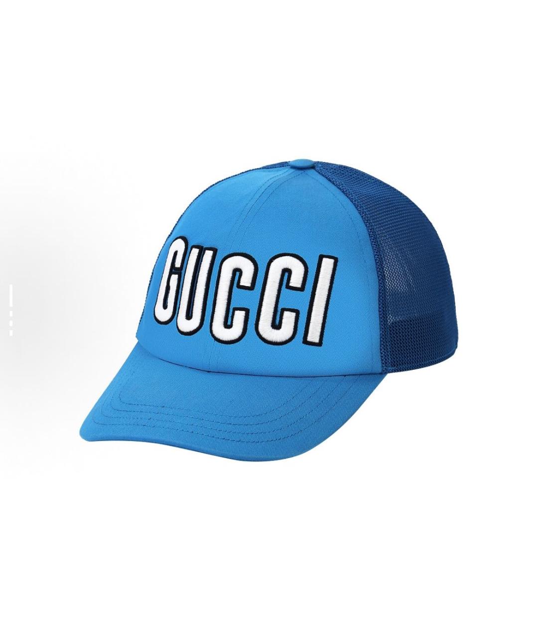 GUCCI Синяя хлопковая кепка/бейсболка, фото 6