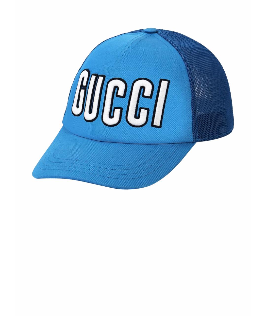 GUCCI Синяя хлопковая кепка/бейсболка, фото 6