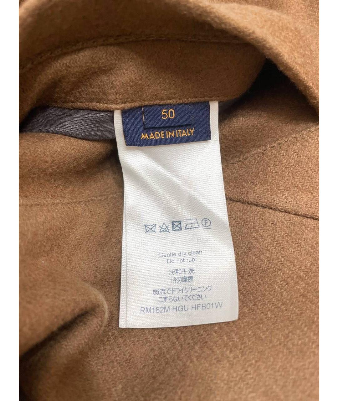 LOUIS VUITTON Бежевая кашемировая куртка, фото 3