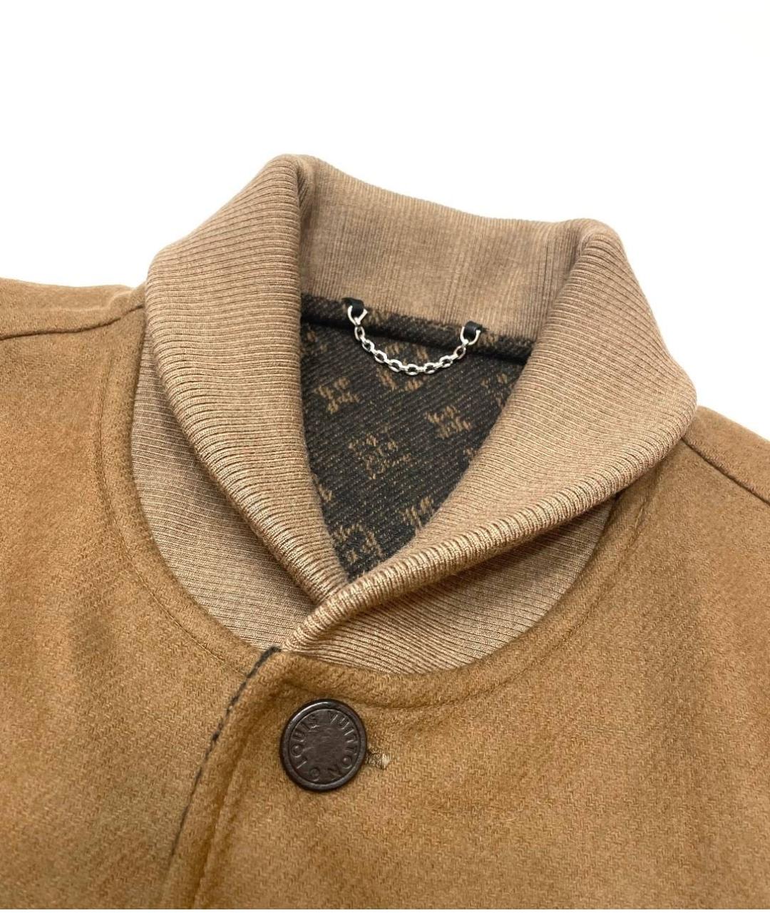 LOUIS VUITTON Бежевая кашемировая куртка, фото 4