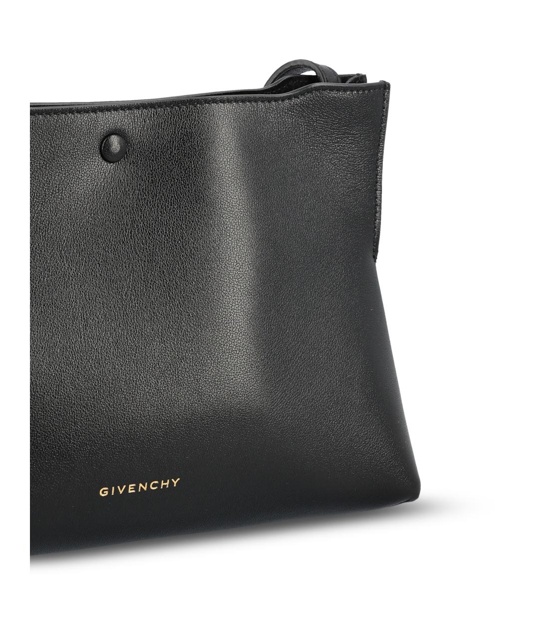GIVENCHY Черная кожаная сумка через плечо, фото 3