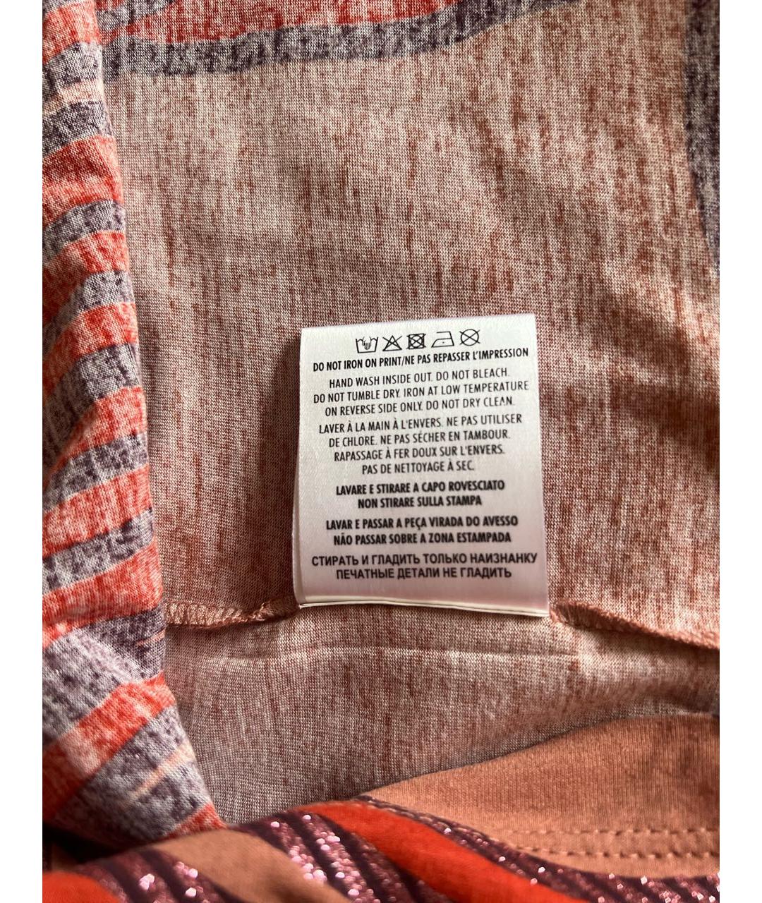GUCCI Оранжевая шелковая блузы, фото 6